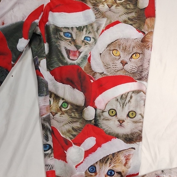 Christmas Kittens men's sweatpants size XL - Picture 3 of 15